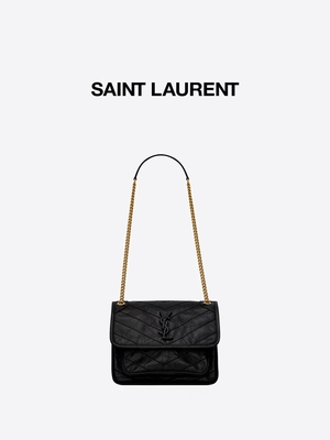 WOC της YVES SAINT LAURENT λαβών δέρματος που μαρκάρεται την τσάντα DND1N 1000 αγγελιοφόρων τη NIKI