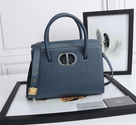 Μαρκαρισμένη Dior γυναικεία τσάντα δερμάτων βοδιού μέσο ST Honoré Tote D6718