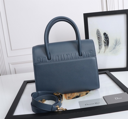 Μαρκαρισμένη Dior γυναικεία τσάντα δερμάτων βοδιού μέσο ST Honoré Tote D6718