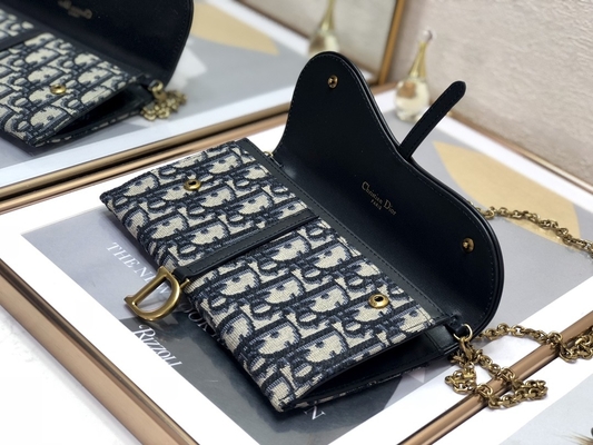 Μαρκαρισμένη cOem σέλα μακρύ Dior πλάγιο Jacquard πορτοφόλι σακουλών