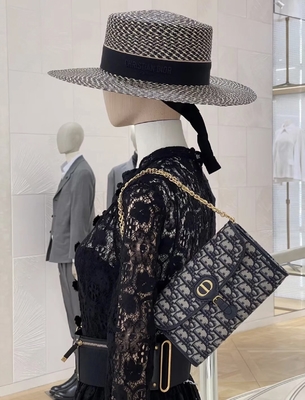 Μαρκαρισμένη cOem σέλα μακρύ Dior πλάγιο Jacquard πορτοφόλι σακουλών