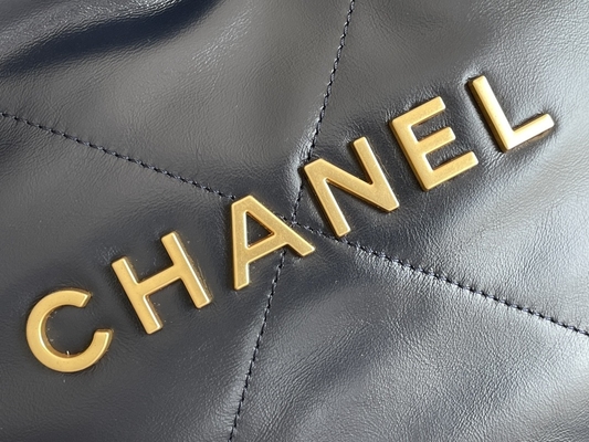 22S ναυτικό Chanel 22 δερμάτων βοδιού απορριμμάτων ODM τσαντών «τσαντών» μικρός