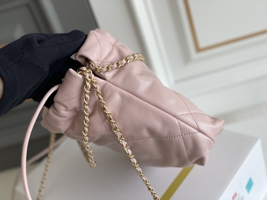 Chanel που μαρκάρεται το ΜΊΝΙ 22S δέρμα βοδιού γυναικείων τσαντών 22B ρόδινο άσπρο μαύρο κίτρινο