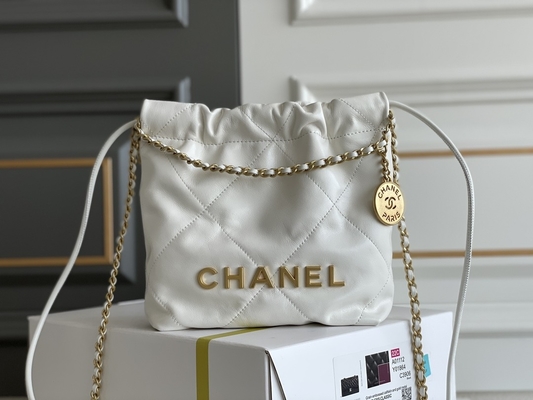 Chanel που μαρκάρεται το ΜΊΝΙ 22S δέρμα βοδιού γυναικείων τσαντών 22B ρόδινο άσπρο μαύρο κίτρινο