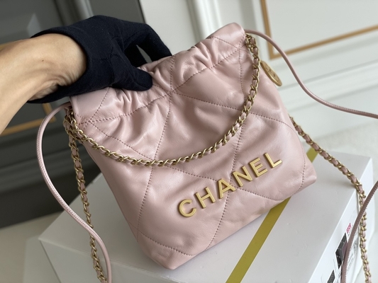 Chanel που μαρκάρεται το ΜΊΝΙ 22S δέρμα βοδιού γυναικείων τσαντών 22B ρόδινο άσπρο μαύρο κίτρινο