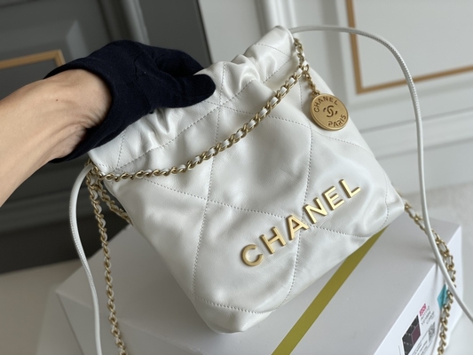 Chanel που μαρκάρεται το ΜΊΝΙ 22S δέρμα βοδιού γυναικείων τσαντών 22B ρόδινο άσπρο μαύρο κίτρινο