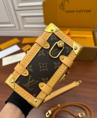 Καφετί Presbyopic καμβά μονόγραμμα κορμών της Louis Vuitton LV δευτερεύον βαλίτσα ΠΡΩΘΥΠΟΥΡΓΟΎ τσάντα
