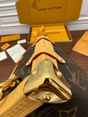 Καφετί Presbyopic καμβά μονόγραμμα κορμών της Louis Vuitton LV δευτερεύον βαλίτσα ΠΡΩΘΥΠΟΥΡΓΟΎ τσάντα