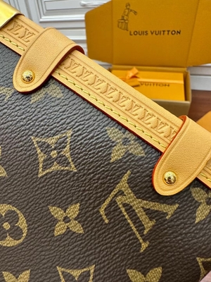Καφετί Presbyopic καμβά μονόγραμμα κορμών της Louis Vuitton LV δευτερεύον βαλίτσα ΠΡΩΘΥΠΟΥΡΓΟΎ τσάντα
