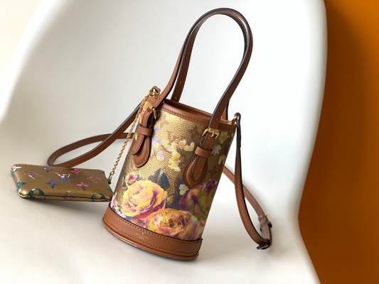 Μεταλλικές τσάντες M81724 κάδων της Louis Vuitton Neverfull λουλουδιών