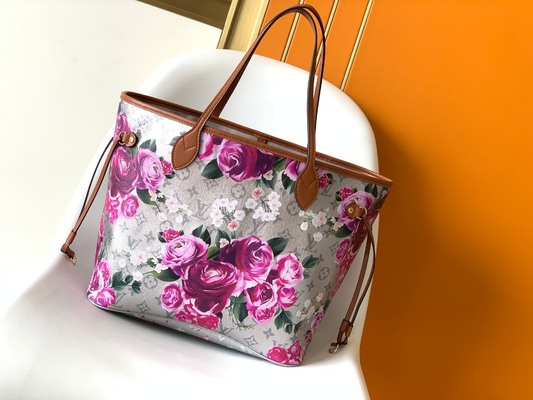 Floral σχέδιο η ασημένια Louis Vuitton μεγάλο ποτέ πλήρες M21352