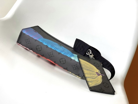 Μίνι τυπωμένη ύλη Gaston Wearable Wallet κολοκύθας ταξιδιών της Louis Vuitton Pochette πορτοφολιών σχεδιαστών το LV Χ YK