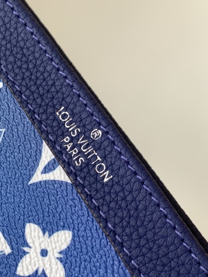Μικρό διπλό φερμουάρ πορτοφολιών του Gaston Louis Vuitton LV Pochette φορετό 