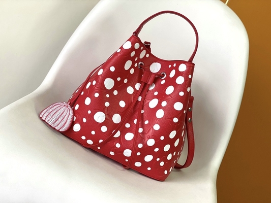 Κυρίες άσπρο μαύρο NéOnoé τσάντα ΚΚ Louis Vuitton Yayoi Kusama