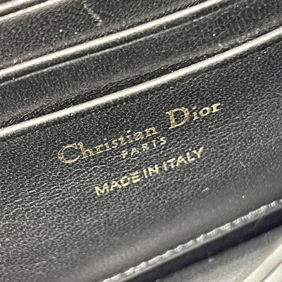 Μαρκαρισμένος την κυρία Dior Patent Clutch Small μαργαριτάρι τη μαύρη περάτωση κτυπήματος