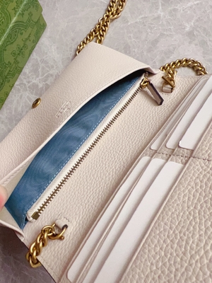 Ανοικτό ροζ πορτοφόλι της Gucci Python πορτοφολιών σχεδιαστών δέρματος μίνι WOC αλυσίδων με την ενδασφάλιση Γ