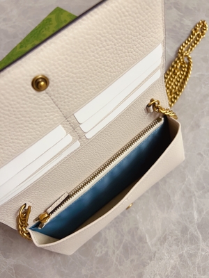 Ανοικτό ροζ πορτοφόλι της Gucci Python πορτοφολιών σχεδιαστών δέρματος μίνι WOC αλυσίδων με την ενδασφάλιση Γ