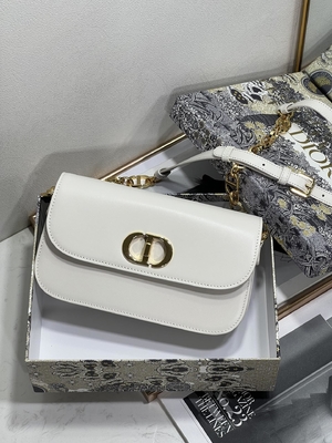 Μικροϋπολογιστής Montaigne 30 γυναικείου Dior άσπρη συνήθεια δέρματος τσαντών