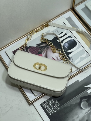 Μικροϋπολογιστής Montaigne 30 γυναικείου Dior άσπρη συνήθεια δέρματος τσαντών
