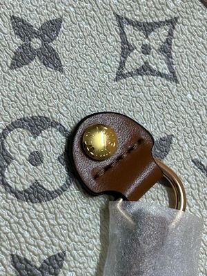Μαρκαρισμένο μονόγραμμα Neverfull τσαντών της Louis Vuitton γυναικών Preloved μπεζ τσάντα