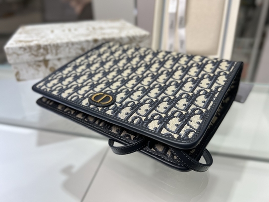 2 σε 1 μίνι Dior 30 μπλε πλάγιο Jacquard σακουλών Montaigne