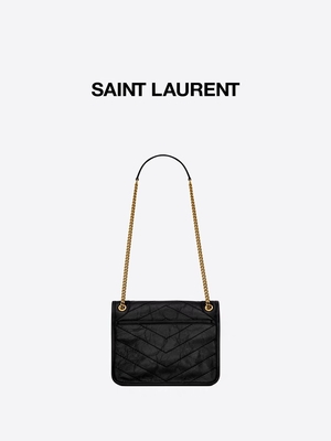 WOC της YVES SAINT LAURENT λαβών δέρματος που μαρκάρεται την τσάντα DND1N 1000 αγγελιοφόρων τη NIKI