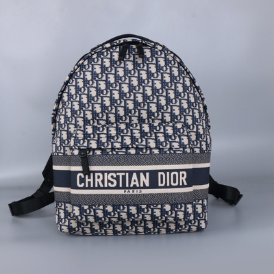 Σχεδιαστών μικρό Diortravel πλάγιο Jacquard Dior σακιδίων πλάτης μπλε