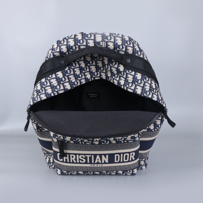 Σχεδιαστών μικρό Diortravel πλάγιο Jacquard Dior σακιδίων πλάτης μπλε