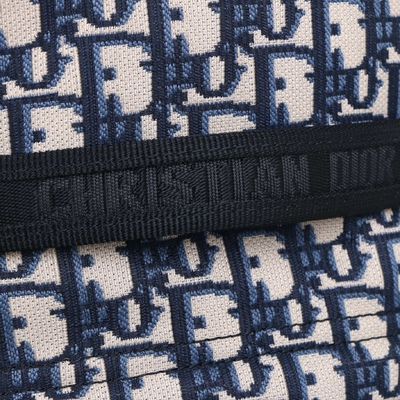 Σχεδιαστών μικρό Diortravel πλάγιο Jacquard Dior σακιδίων πλάτης μπλε