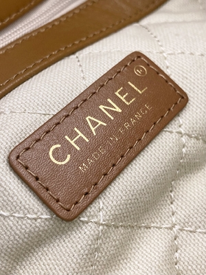 Μαρκαρισμένη Cusomised Raffia αχύρου τσαντών 22P Chanel αγγελιοφόρων τσάντα PU