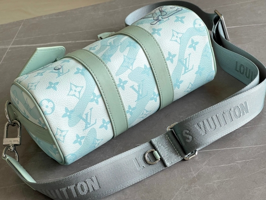 Τσάντα Keepall BandoulièRe 50 μονογραμμάτων σχεδιαστών της επιχειρησιακής LV μπλε τσάντα ταξιδιού